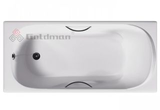 Ванна чугунная Goldman Nova NV18080 180x80см с ножками