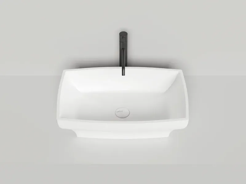 Накладная раковина Salini Gloria 04 S-Stone 1102204MRH 60см RAL снаружи Накладная раковина Salini Gloria 04 S-Stone 1102204MRH 60см RAL снаружи