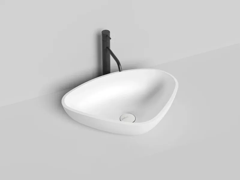Накладная раковина Salini Gloria 06 S-Stone 1102206MRH 56см RAL снаружи Накладная раковина Salini Gloria 06 S-Stone 1102206MRH 56см RAL снаружи