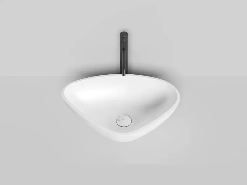 Накладная раковина Salini Gloria 06 S-Stone 1102206MRH 56см RAL снаружи Накладная раковина Salini Gloria 06 S-Stone 1102206MRH 56см RAL снаружи