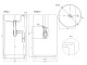 Напольная раковина Salini Armonia Top 01 S-Sense 130115G 45см белый глянцевый