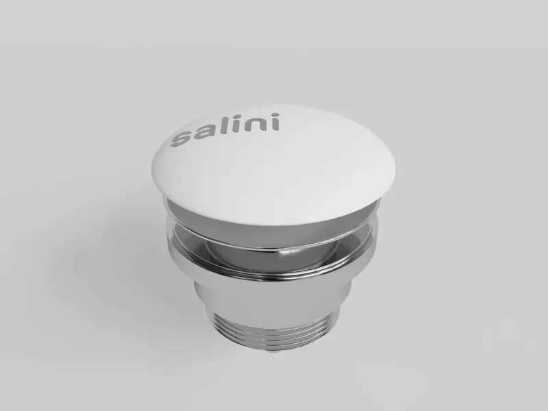 Донный клапан для раковины Salini S-Stone 16621RG D 601 белый матовый Донный клапан для раковины Salini S-Stone 16621RG D 601 белый матовый