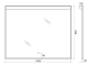 Зеркало BelBagno SPC-UNO SPC-UNO-1000-800-TCH с сенсорным выключателем 100x80