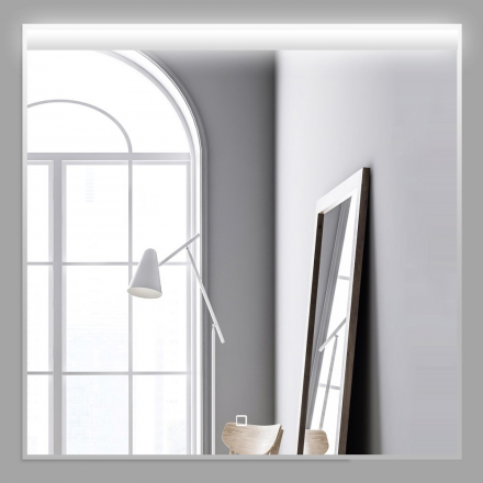 Зеркало BelBagno SPC-UNO SPC-UNO-800-800-TCH с сенсорным выключателем 80x80
