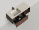 Подвесная тумба Salini Domino 27D212ONA 120см шпон с открытой полкой Onda Plus Подвесная тумба Salini Domino 27D212ONA 120см шпон с открытой полкой Onda Plus