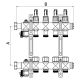 Коллекторная группа, ELSEN, 1, 12 контуров, размер отвода-3/4, PN, бар-4, T°C -от 0 до +70, EMi03.12, с вентилями и расходомерами, нержавеющая сталь