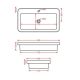 Раковина ArtCeram Fuori Scala TFL035 36 00 *1 blu notte 80.5 см