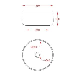 Раковина ArtCeram Vogue COL004 44 00 зеленая 35 см Раковина ArtCeram Vogue COL004 44 00 зеленая 35 см