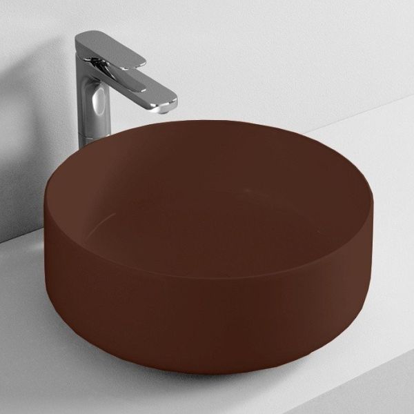 Раковина ArtCeram Cognac COL001 39 00 marrone cocoa 42 см Раковина ArtCeram Cognac COL001 39 00 marrone cocoa 42 см
