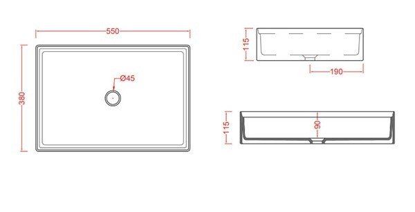 Раковина ArtCeram Scalino SCL002 24 00 цемент mate 55 см Раковина ArtCeram Scalino SCL002 24 00 цемент mate 55 см