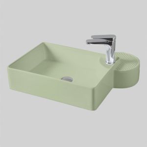 Раковина ArtCeram Cartesio CAL002 35 00 зеленая 58 см