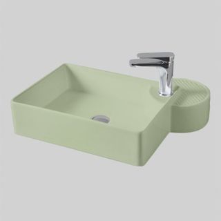 Раковина ArtCeram Cartesio CAL002 35 00 зеленая 58 см Раковина ArtCeram Cartesio CAL002 35 00 зеленая 58 см