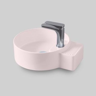 Раковина ArtCeram Cartesio CAL004 33 99 розовая 44 см Раковина ArtCeram Cartesio CAL004 33 99 розовая 44 см