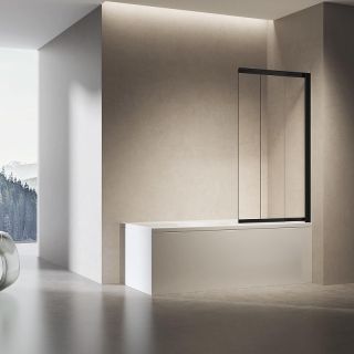 Душевая шторка на ванну Vincea VSB-6E900CL-R черный