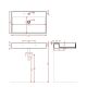 Раковина ArtCeram Scalino SCL008 17 00 44 см
