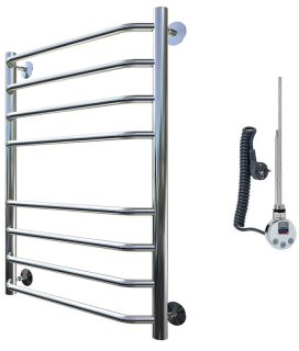 Электрический полотенцесушитель Тругор Браво 2 80x50см хром Браво2/элТЭН8050