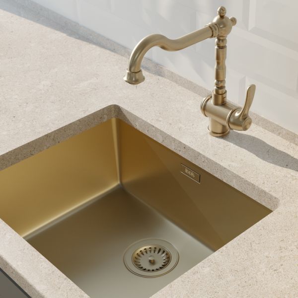 Мойка кухонная IDDIS Edifice EDI54B0i77 золото матовое