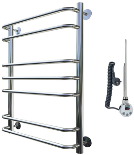 Электрический полотенцесушитель Тругор Идеал 3 80x50см хром Идеал3/элТЭН8050