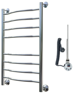 Электрический полотенцесушитель Тругор Лотос 2 80x50см хром Лотос2/элТЭН8050