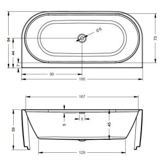 Акриловая ванна с подсветкой Riho Desire Wall LED B089002005 184х84см светодиоды под ванной белый Акриловая ванна с подсветкой Riho Desire Wall LED B089002005 184х84см светодиоды под ванной белый