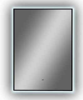 Зеркало с подсветкой Continent Amer ЗЛП1525 с бесконтактным сенсором 50x70см чёрный