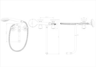 Смеситель RedBlu by Damixa Object 349500000 для ванны Смеситель RedBlu by Damixa Object 349500000 для ванны
