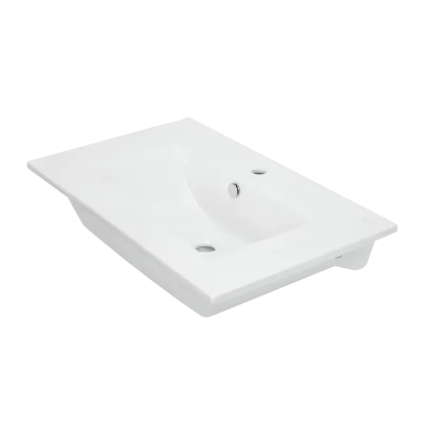 Раковина Sanita Luxe Quadro WB.FN/Quadro/75-C/WHT.G/S1 75 см