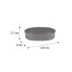 Мыльница FIXSEN ROUND BLACK (FX-454-4)