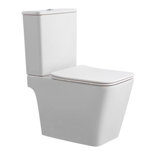 Унитаз напольный Azario Brizo AZ-2905T безободковый белый