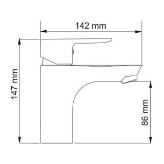 Wasserkraft Leine 3503 Смеситель для раковины Wasserkraft Leine 3503 Смеситель для раковины
