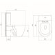 Унитаз-компакт Aquatek Оберон AQ1273S-00 с сиденьем Soft Close