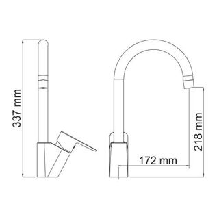 Wasserkraft Leine 3507 Смеситель для кухни с поворотным изливом Wasserkraft Leine 3507 Смеситель для кухни с поворотным изливом