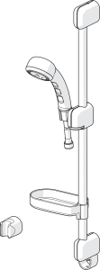 Раковина  CeramaLux 350 белая 81 см