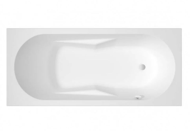 Акриловая ванна Riho Lazy B082001005 R 180х80см белый