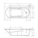 Акриловая ванна Riho Lazy B082001005 R 180х80см белый