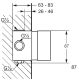 Термостат скрытого монтажа DN 20 Kludi 35158
