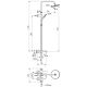 Душевая стойка Ideal Standard Eco Cerafine O BC525AA хром