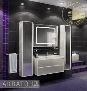 Тумба под раковину Акватон Римини 100см белый 1A232801RN010