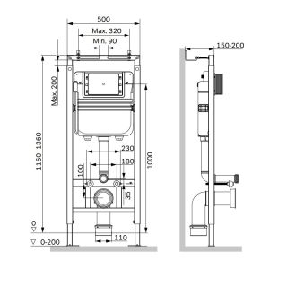 Инсталляция для подвесного унитаза Am.Pm MasterFit I012713