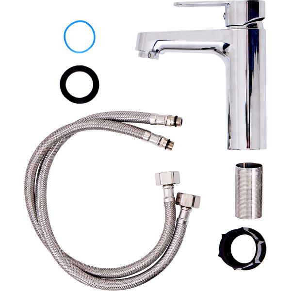 Смеситель для раковины OneLife P07-021cr полимерный хром