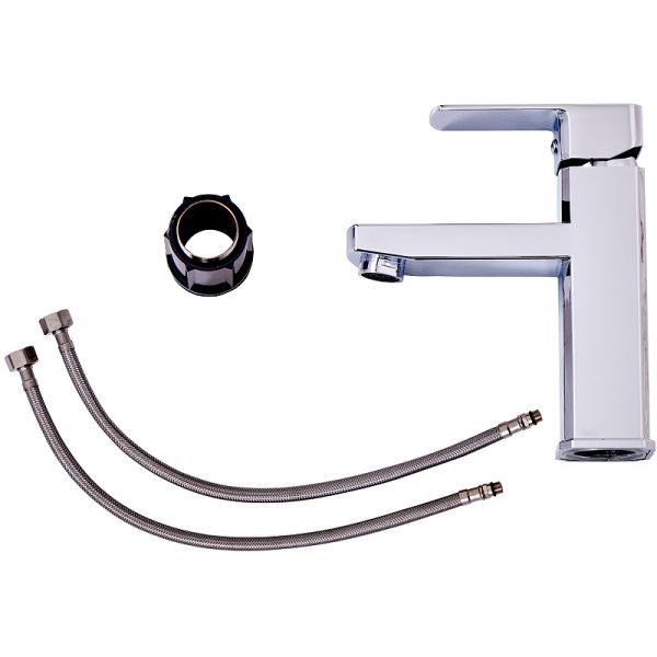 Смеситель для раковины OneLife P06-021cr полимерный хром