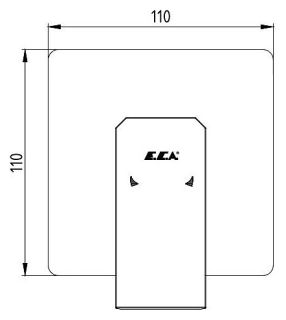 Смеситель для душа E.C.A. Tiera 102167105EX-K хром Смеситель для душа E.C.A. Tiera 102167105EX-K хром