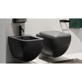 Унитаз Duravit Happy D.2 2222098900 подвесной черный Унитаз Duravit Happy D.2 2222098900 подвесной черный