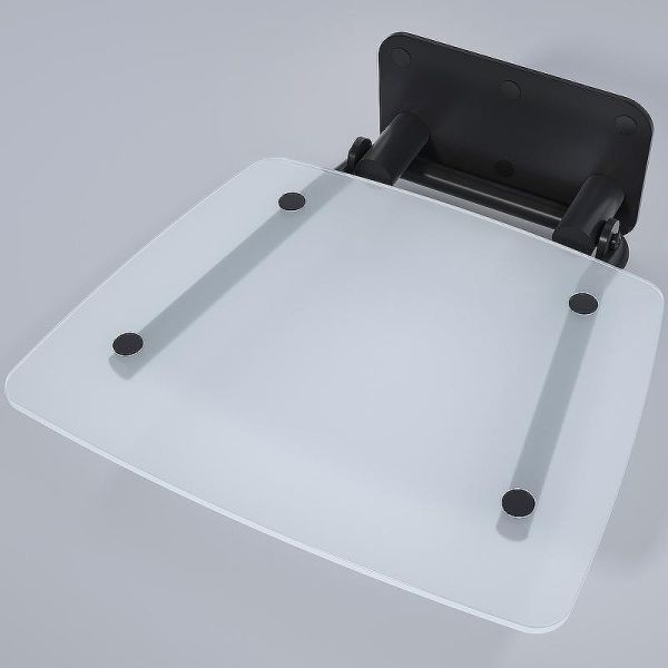 Складное сиденье для крепления на стену Black&White 0883000B белый матовый/чёрный матовый