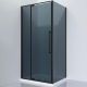 Душевой уголок Black&White Stellar Wind 812900G 90x90 см профиль чёрный матовый стекло тонированное