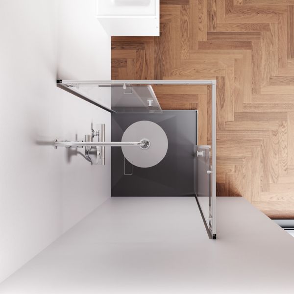 Душевой уголок Am.Pm X-joy W94G-403-8080-МТ1К 80x80 см без поддона хром матовый