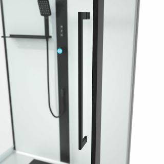 Душевая кабина Black and White Galaxy G8035 90x90 8035000 с гидромассажем Душевая кабина Black and White Galaxy G8035 90x90 8035000 с гидромассажем