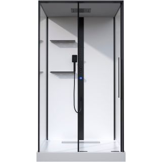 Душевая кабина Black and White Galaxy G8038 110x90 8038000 с гидромассажем Душевая кабина Black and White Galaxy G8038 110x90 8038000 с гидромассажем