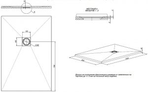 Душевой поддон Allen Brau Priority 8.31006-AM Антрацит 120x80
