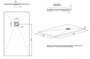 Душевой поддон Allen Brau Priority  8.31008-AM Антрацит 140x80